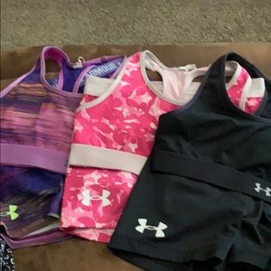 Girls Under Armour (3) sets YM